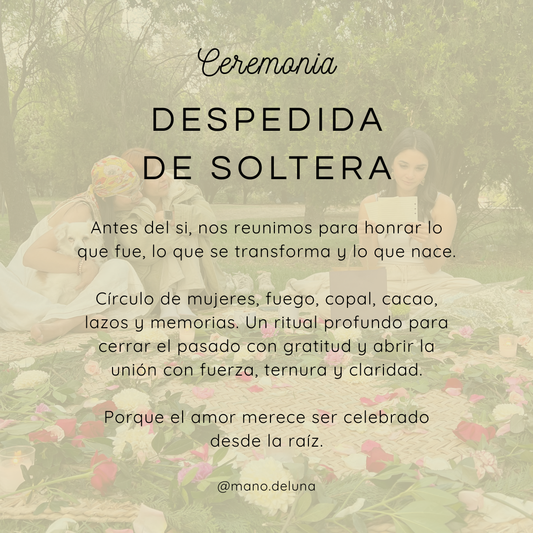 CEREMONIA DESPEDIDA DE SOLTERA