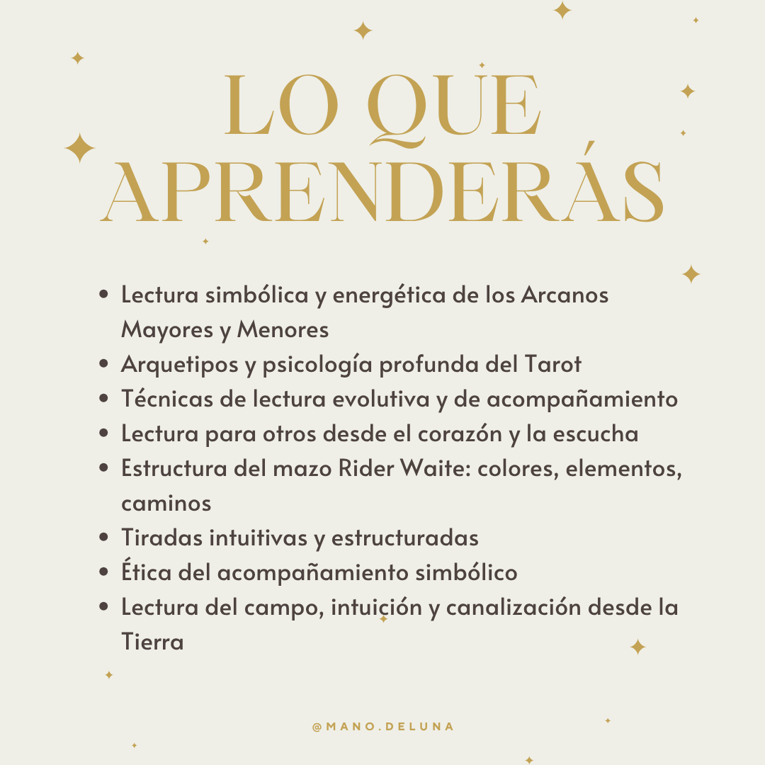 FORMACIÓN 1:1 - TAROT EVOLUTIVO