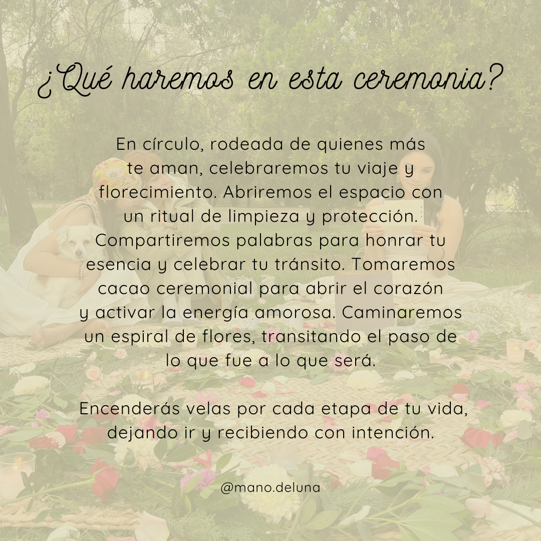CEREMONIA DESPEDIDA DE SOLTERA