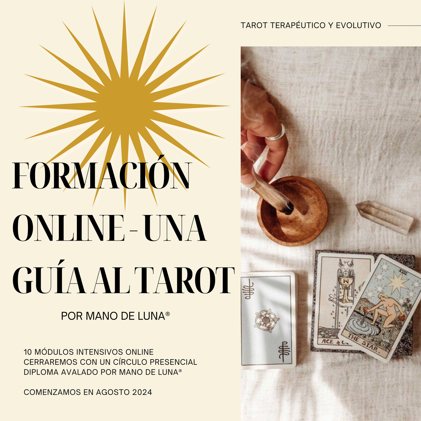 FORMACIÓN ONLINE - UNA GUÍA AL TAROT