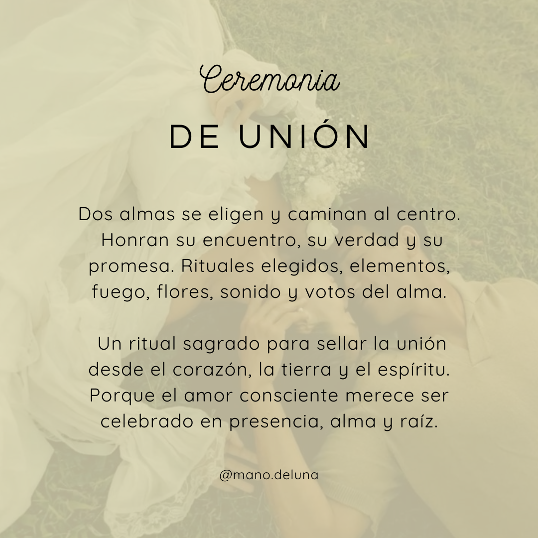 CEREMONIA DE UNIÓN