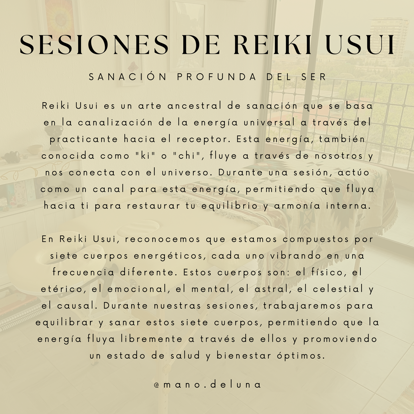 SESIÓN DE REIKI USUI