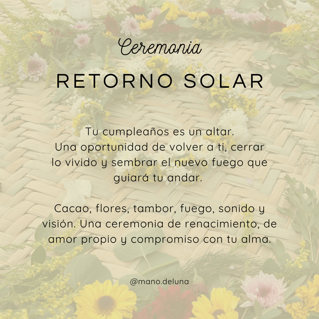 CEREMONIA RETORNO SOLAR