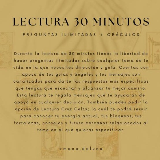 TAROT CON MANO DE LUNA