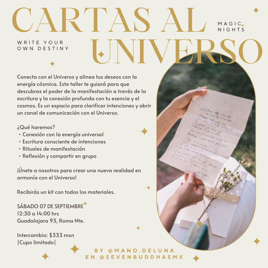 CARTAS AL UNIVERSO - Write your own destiny