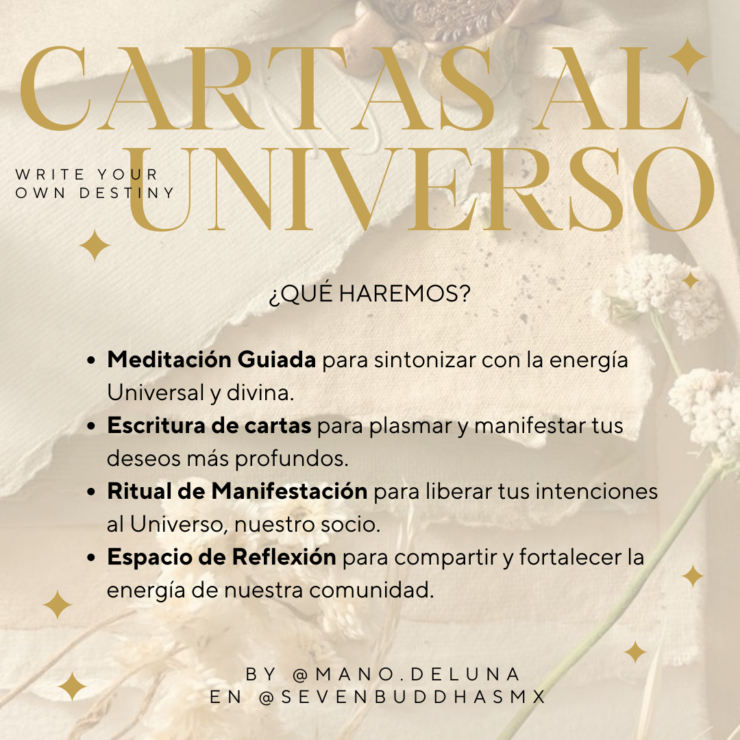 CARTAS AL UNIVERSO - Write your own destiny